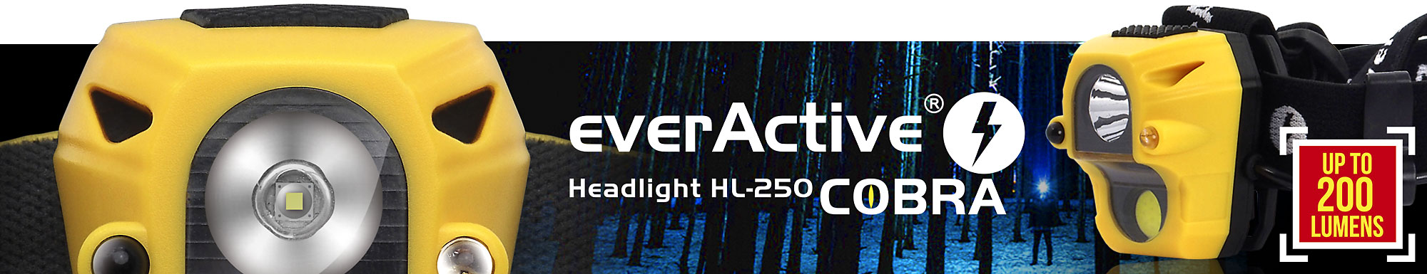 everActive HL-250 Sensor Dual Headlight everActive HL-250 top